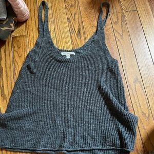 Knitted tank top, flowy
